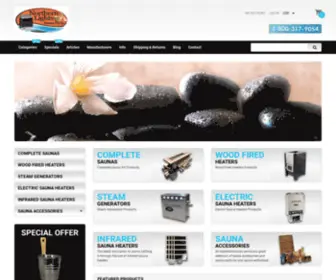 Heaters4Saunas.com(Sauna Heaters) Screenshot
