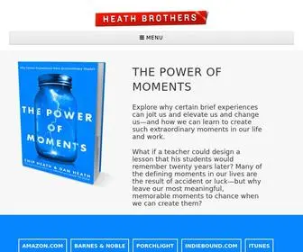 Heathbrothers.com(Chip & Dan Heath) Screenshot