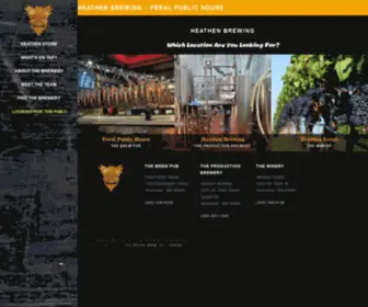 Heathenbrewing.com(Heathen Brewing) Screenshot