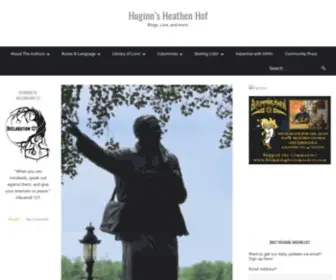 Heathenhof.com(Huginn's Heathen Hof) Screenshot