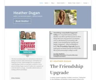 Heatherduganauthor.com(Heather Dugan) Screenshot