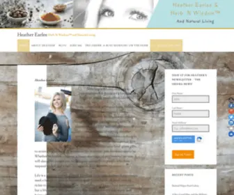 Heatherearles.com(Heather Earles) Screenshot