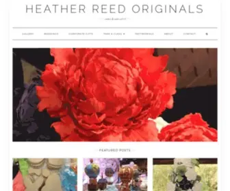 Heatherreedoriginals.com(Cookie & Cake Artist) Screenshot