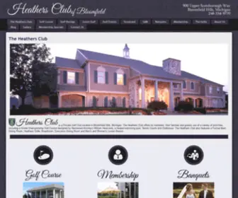 Heathersclub.com(The Heathers Club of Bloomfield) Screenshot