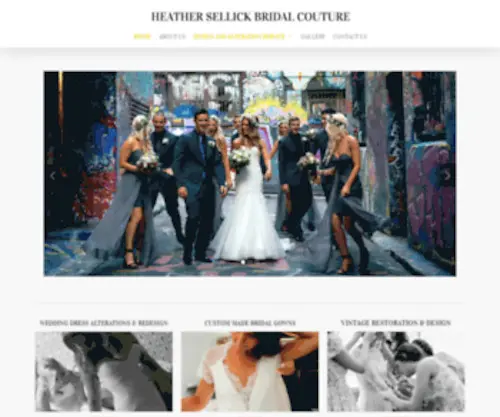 Heathersellick.com.au(Wedding Dress Alterations) Screenshot