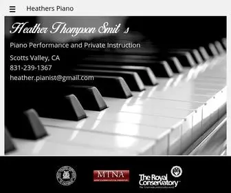Heatherspiano.com(Heathers Piano) Screenshot