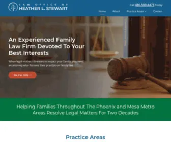 Heatherstewartlaw.com(Phoenix Divorce Lawyer) Screenshot