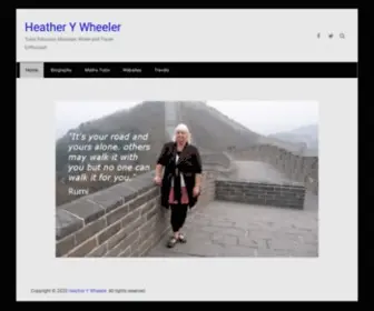 Heatherywheeler.com(Heather Y Wheeler) Screenshot