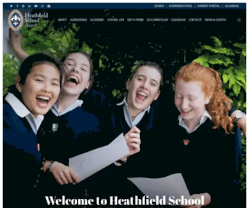 Heathfieldschool.net(Heathfield School) Screenshot