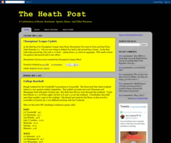 Heathpost.com(The Heath Post) Screenshot