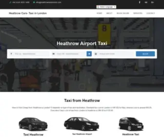 Heathrowcarslondon.com(Heathrow Taxi) Screenshot