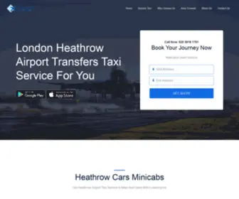 Heathrowcarsminicabs.co.uk(Heathrow airport transfers are the cheapest taxis) Screenshot