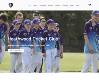 Heathwood.cc(Heathwood Cricket Club) Screenshot