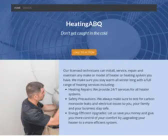 Heatingabq.com(Albuquerque HVAC Services) Screenshot