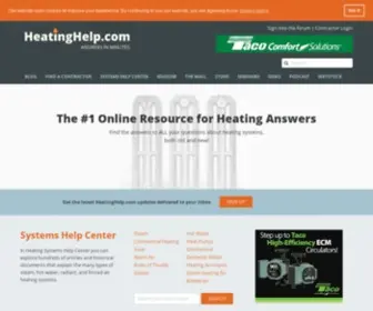 Heatinghelp.com(Heating Help) Screenshot