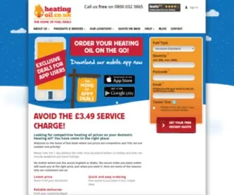 Heatingoil.co.uk(Competitive Home Heating Oil Prices & Deals) Screenshot