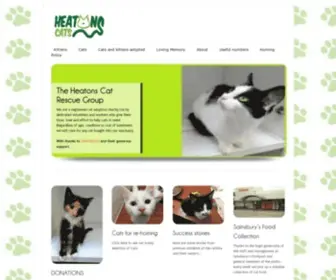 Heatonscats.org.uk(Heatons Cats) Screenshot