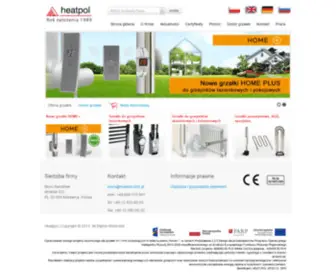 Heatpol.com.pl(Heating Electrical Tubular Elements) Screenshot