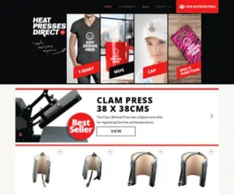 Heatpressesdirect.com(Supplier of Heat Press Machines) Screenshot