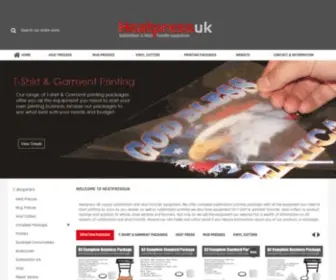 Heatpressuk.com(Heat Press UK) Screenshot