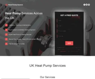 Heatpumpsource.co.uk(Heat Pumps UK) Screenshot