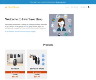 Heatsave.pro(Shop) Screenshot