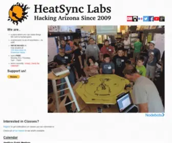 Heatsynclabs.org(HeatSync Labs) Screenshot