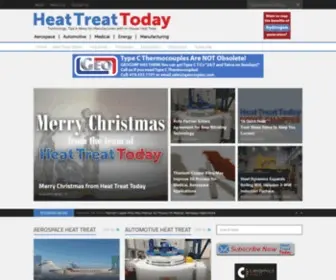Heattreattoday.com(Heat Treat Today) Screenshot