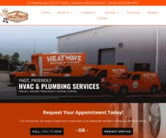 Heatwavehvac.com(Heatwave Air Conditioning) Screenshot