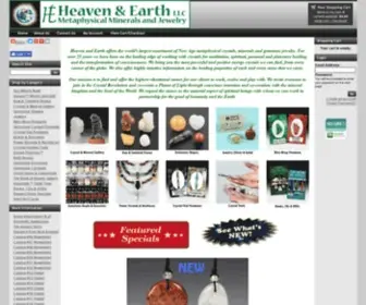 HeavenandearthJewelry.com(Heaven and Earth Metaphysical Crystals) Screenshot