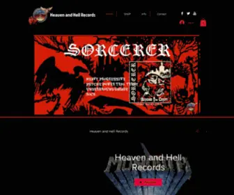 Heavenandhellrecords.com(Heavy Metal) Screenshot