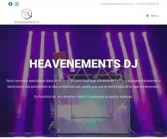 Heavenements.com(Heavenements DJ) Screenshot