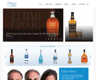 Heavenhill.com(Heaven Hill Brands) Screenshot