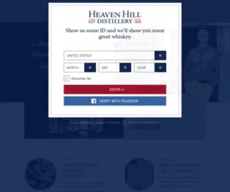 Heavenhilldistillery.com(Heaven Hill Distillery) Screenshot