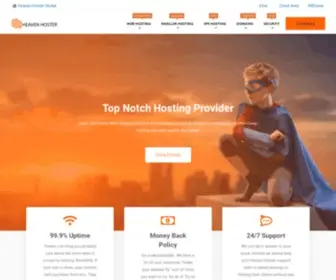 Heavenhoster.com(Cheap & Fast Hosting for everyone) Screenshot