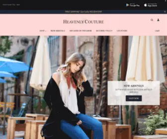 Heavenlycouture.com(Discount Clothing and Shoes for Cheap) Screenshot