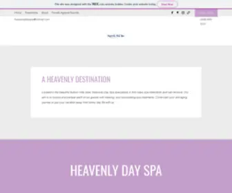 Heavenlydayspa.org(Heavenly Day Spa) Screenshot