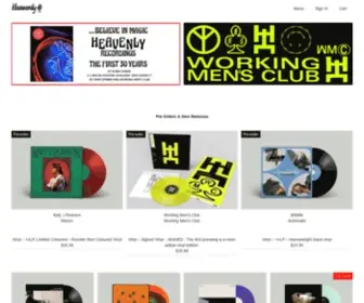 Heavenlyemporium.com(Heavenly Recordings) Screenshot