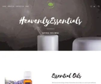 Heavenlyessentials.net(Home) Screenshot