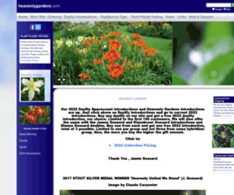 Heavenlygardens.com(Daylilies for sale) Screenshot