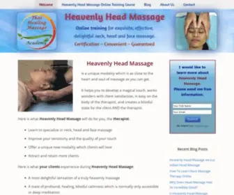 Heavenlyheadmassage.com(HEAVENLY HEAD MASSAGE) Screenshot