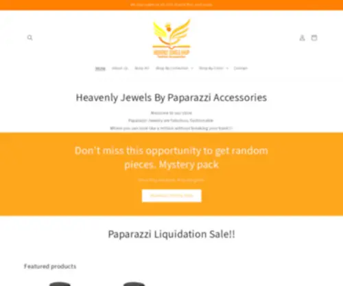 Heavenlyjewelsshop.com(Paparazzi Jewelry) Screenshot