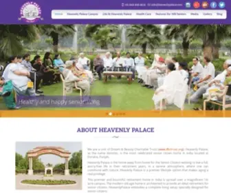 Heavenlypalace.com(Old Age Care Home With Senior Living Facilities In India) Screenshot