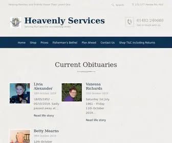 Heavenlyservices.co.uk(Affordable funerals) Screenshot