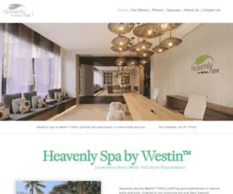 Heavenlyspabali.com(Heavenly Spa by Westin) Screenshot