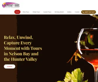 Heavenlytours.com.au(Wine Tours Hunter Valley) Screenshot