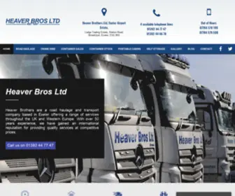 Heaverbros.co.uk(Road Haulage Company) Screenshot