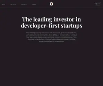 Heavybit.com(Homepage) Screenshot