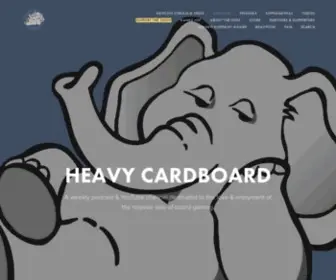 Heavycardboard.com(Heavy Cardboard) Screenshot