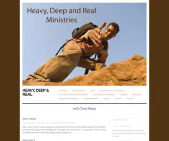Heavydeepreal.com(Heavy, Deep & Real) Screenshot